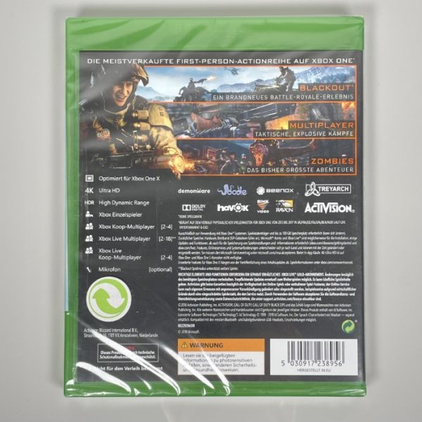 Call of Duty: Black Ops IV (Microsoft Xbox One, 2018)